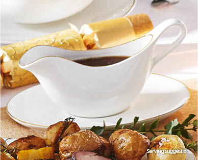 Luxe Gravy Boat and Saucer