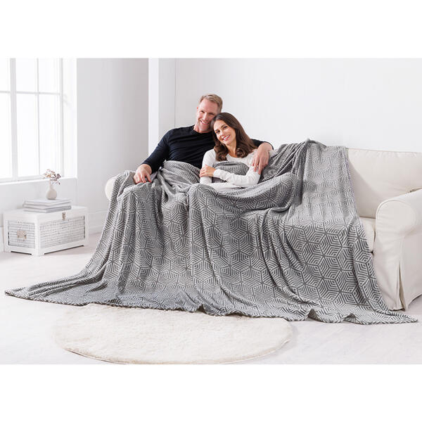 XXL-Mikrofaser-Flauschdecke