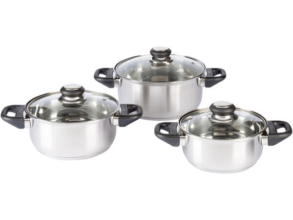 Stainless Steel Pan Set