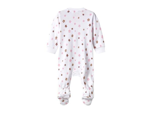 Lupilu White Baby Sleepsuit