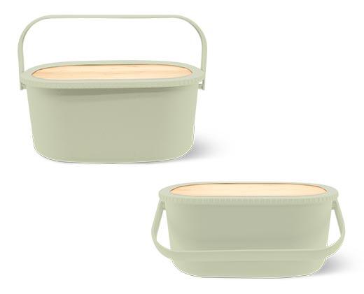 Crofton Modern Picnic Basket with Serving Lid