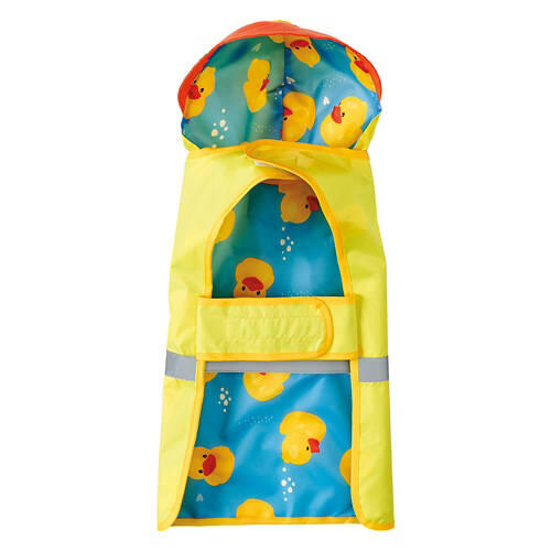Reversible Pet Rain Jacket - Duck, M