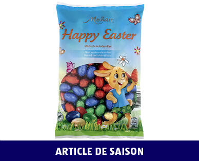 MONARC 
 ŒUFS DE PÂQUES EN CHOCOLAT AU LAIT