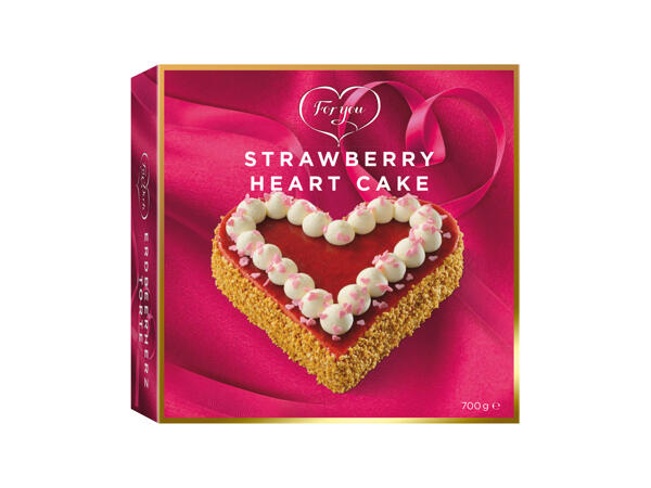 Strawberry Heart Cake