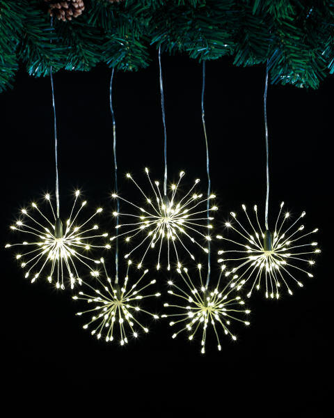 60 LED Firework Lights With 5 Balls