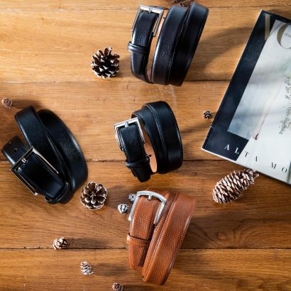 Ceinture en cuir pour hommes