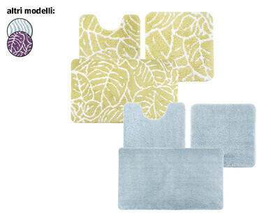 MY LIVING STYLE 
 SET DI TAPPETINI DA BAGNO, 2 PEZZI