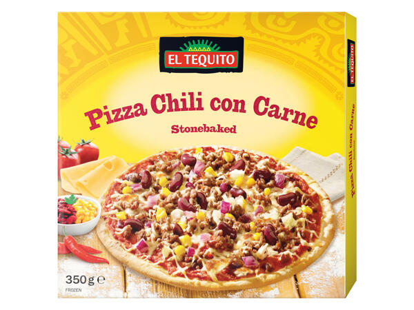 PIZZA CHILLI CON CARNE