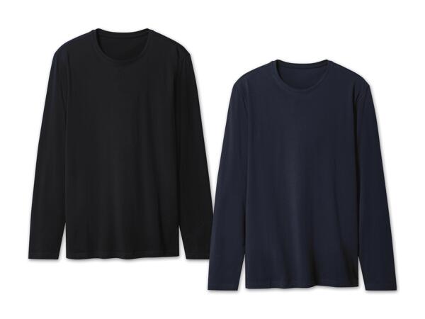Herren Langarmshirt, 2 Stück