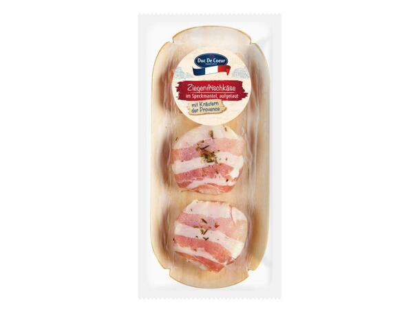 Ziegenkäse mit Speck