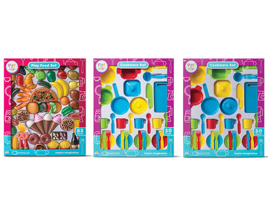 Toy Box Play Food Or Cookware Set
