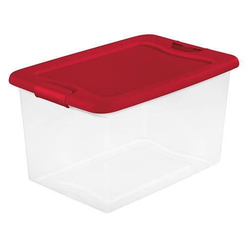 64 Qt. Clear Latching Storage Box