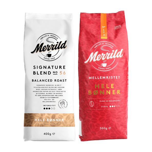 MERRILD Signature blend No 56 eller hele bønner