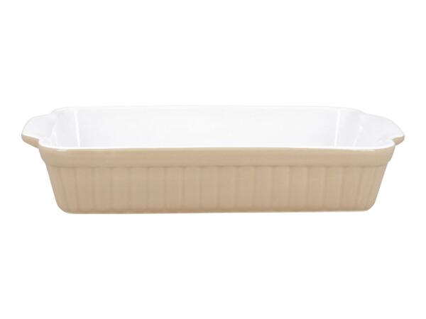 Silvercrest Beige Large Stoneware Oven Dish
