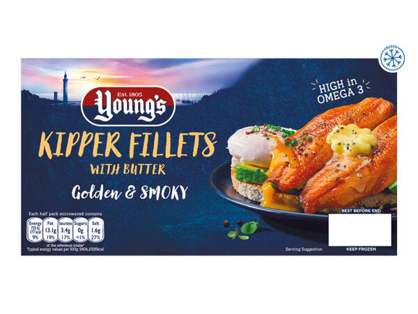 Young's Kipper Fillets with Butter