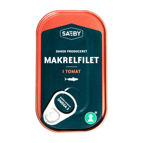 Makrelfilet i tomat