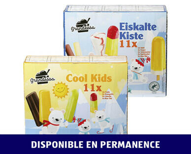 GRANDESSA 
 BOÎTE DE BÂTONNETS GLACÉS/COOL KIDS