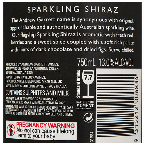 Sparkling Shiraz NV