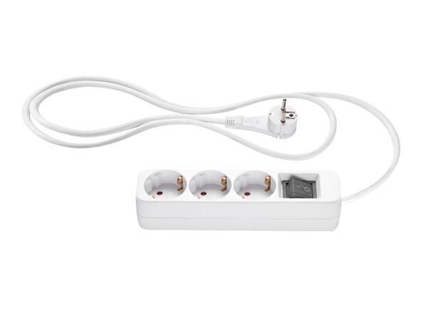 3 Socket Extension Lead with Switch