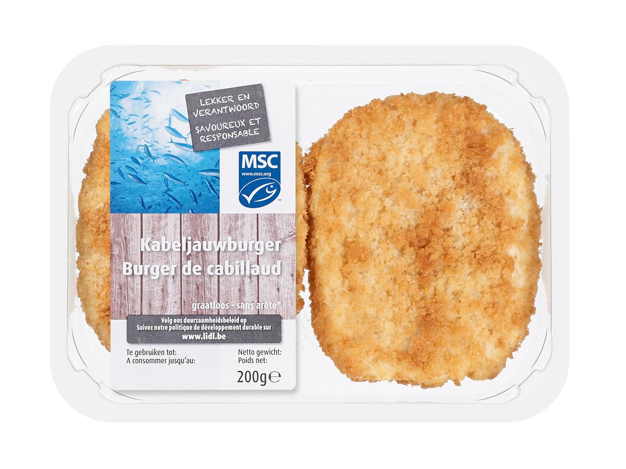 Kabeljauwburgers