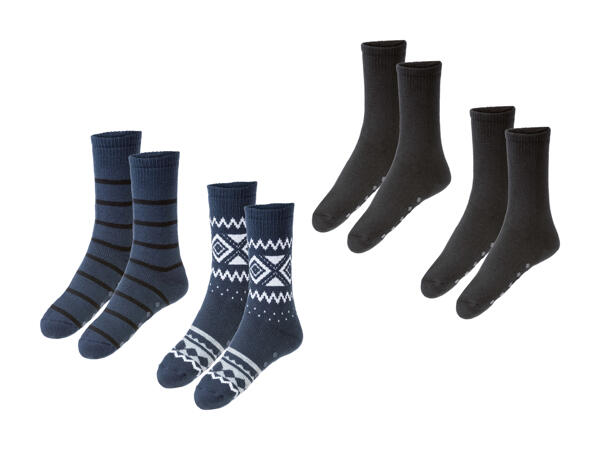Chaussettes thermorégulatrices avec ABS, 2 paires
