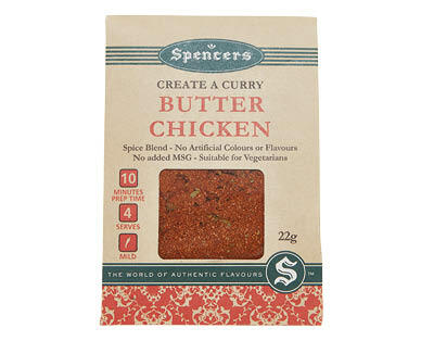 Spencers Create A Curry 22g-25g