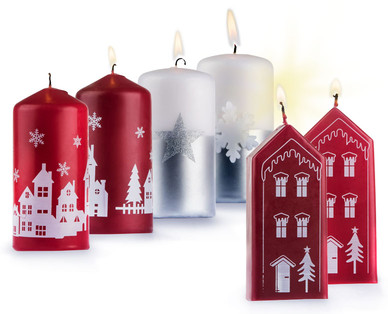 Weihnachtliches Kerzensortiment