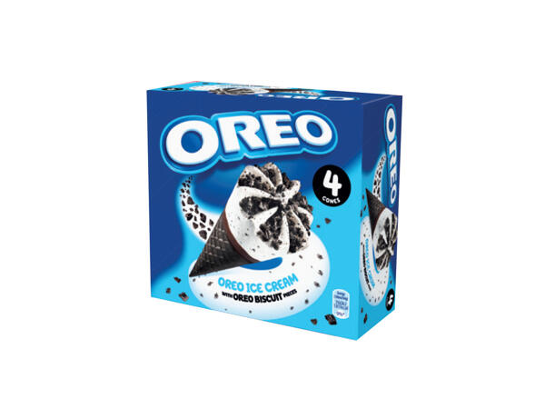 Oreo Ice cream in cone