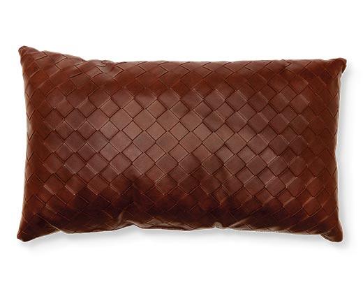 Huntington Home Faux Leather Pillow