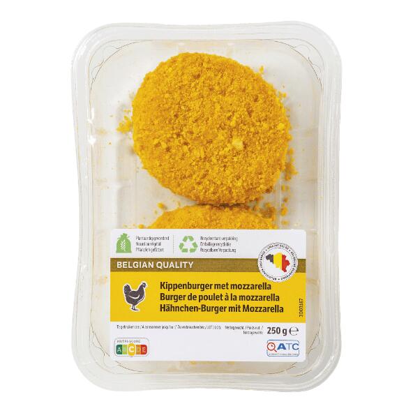 Kippenburgers met mozzarella