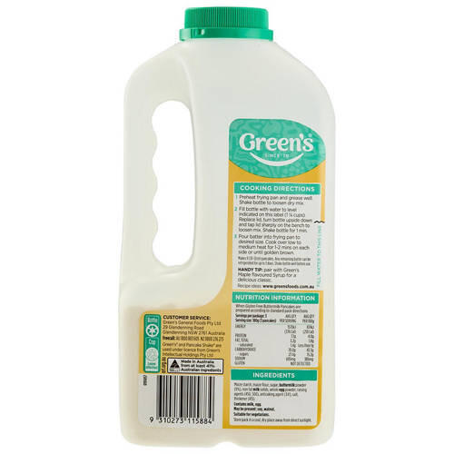 Gluten Free Buttermilk Pancake Shake 300g