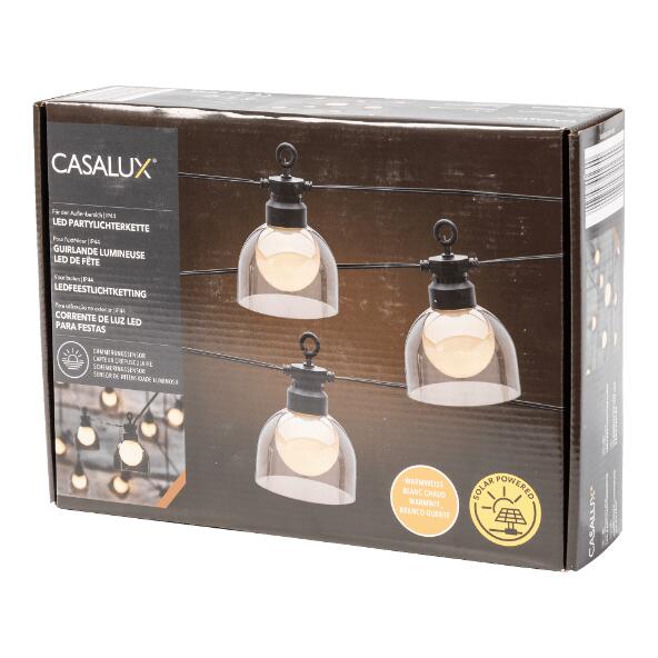 CASALUX(R) 				Guirlande LED à énergie solaire