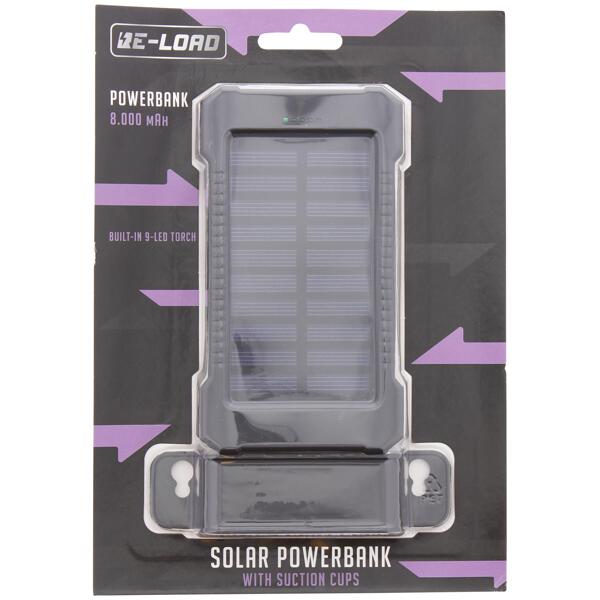Re-load solar powerbank
