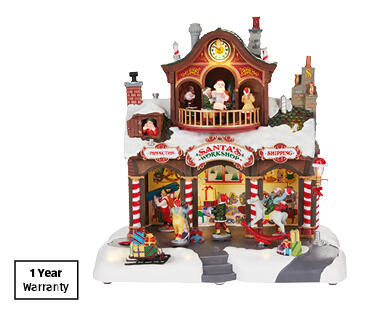 Lemax Musical Village Scene - Santa's Workshop