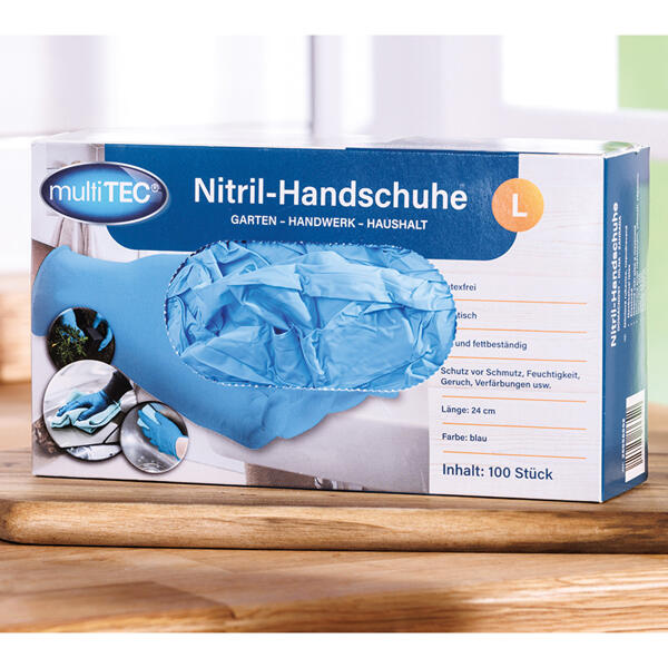 Puderfreie Nitril-Handschuhe 100er
