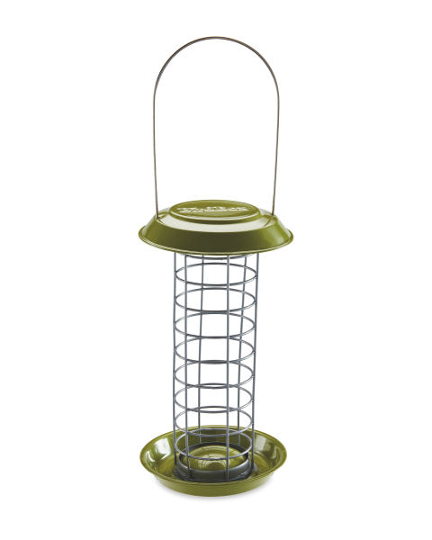 Bird Box Green Fat Ball Feeder