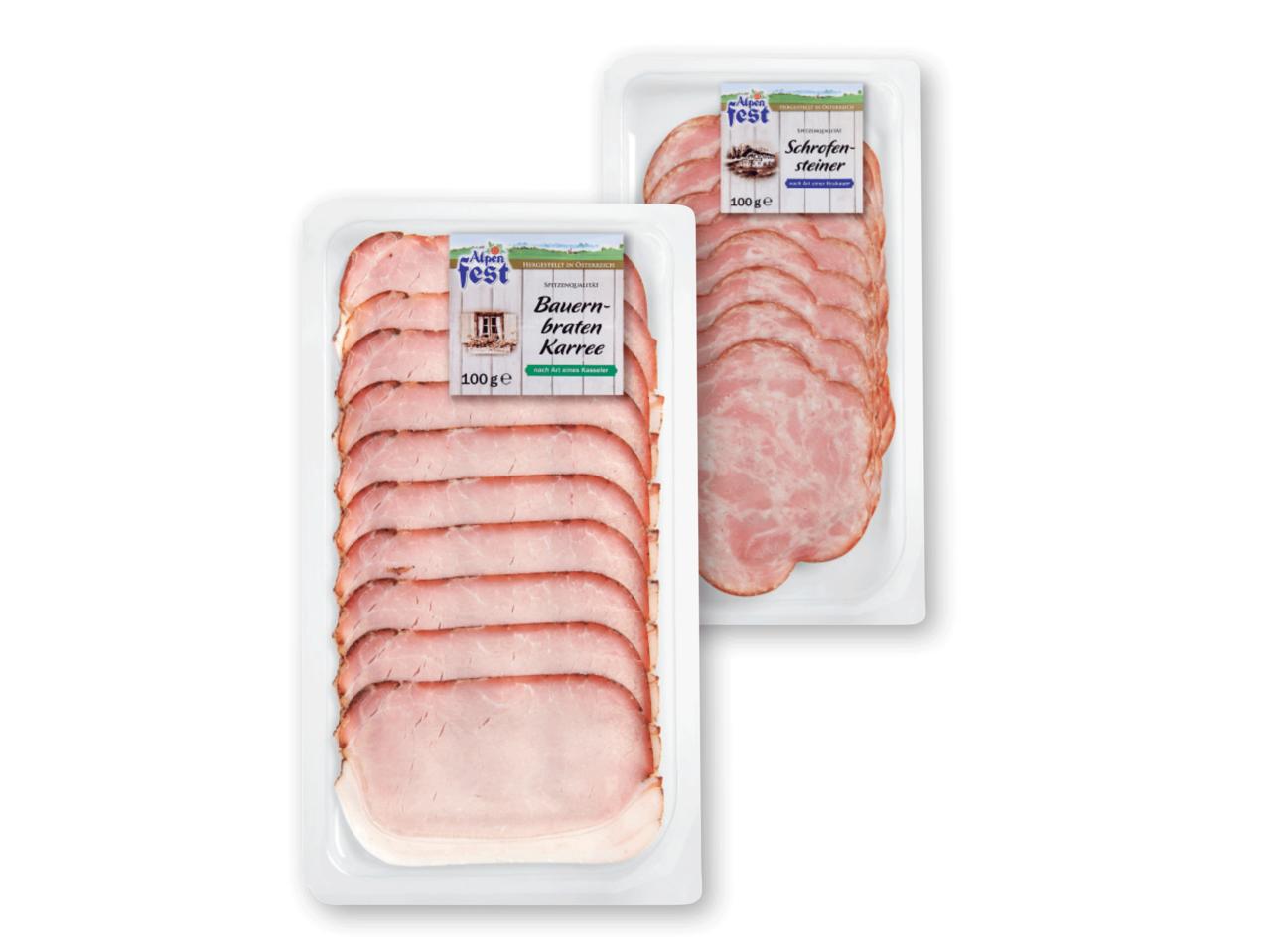 ALPENFEST(R) Sliced Smoked Meats