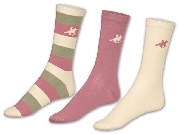 Damen/​Herren Socken, 3 Paar