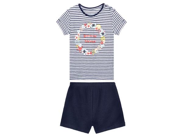 Girls' Short Pyjama Set