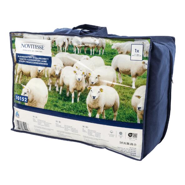 NOVITESSE(R) 				Couette quatre saisons en laine