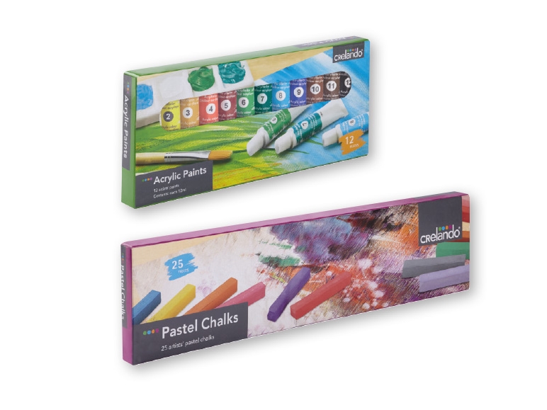 CRELANDO(R) Colour Paints/Pastel Chalks