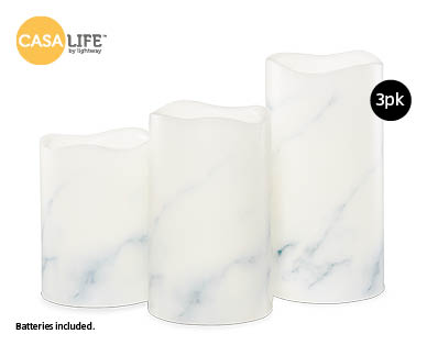 LED Flameless Candles 3pk