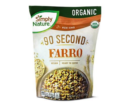 Simply Nature 
 Organic Farro or Barley and Lentils