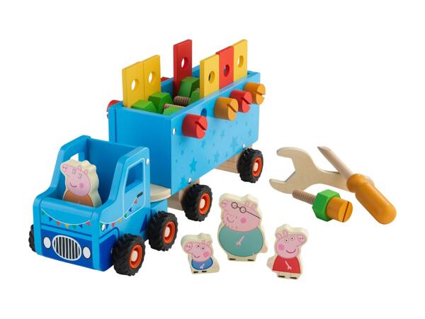 Wooden Peppa Pig Truck