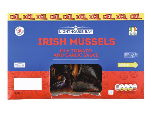 XXL Tray of Mussels in Tomato & Garlic Sauce