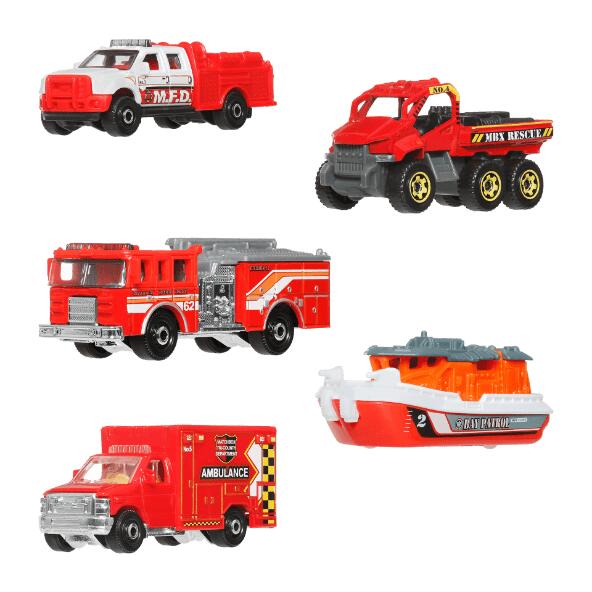 MATCHBOX(R) 				Ensemble de voitures, 5 pcs