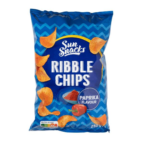 SUN SNACKS 				Ribbelchips