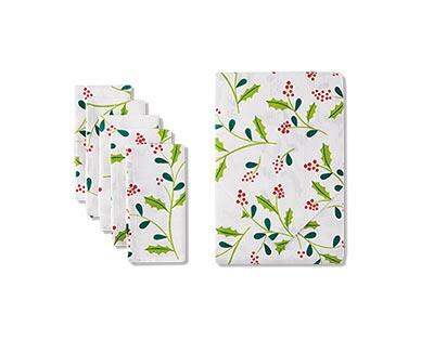 Huntington Home 
 Cotton Tablecloth and Napkin Set