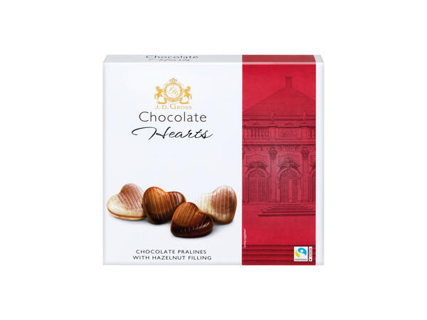 PRALINKY VE TVARU SRDCE