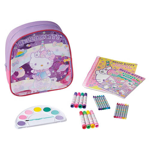 Children's Backpack & Coloring Activity Set - Hello Kitty